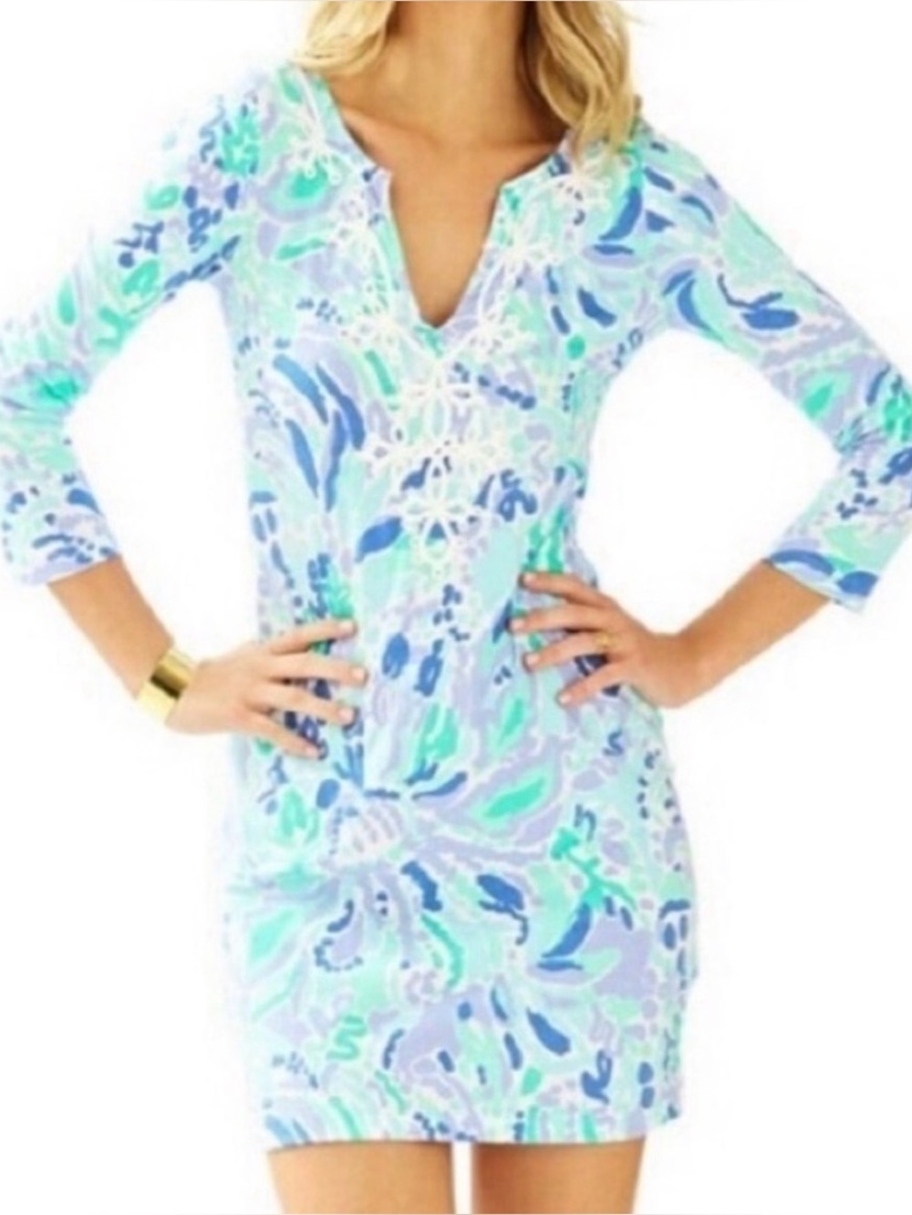 Lilly Pulitzer Marina Dress Lilly Lilac Blue Size‎ XXS